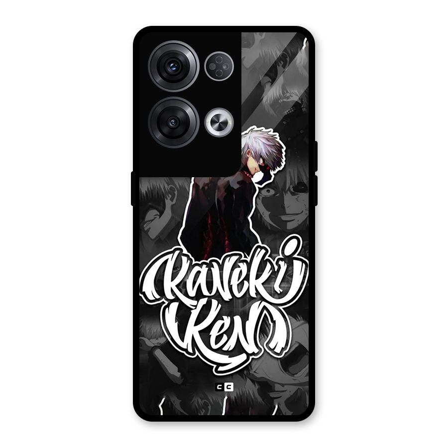 Kaneki Ken Manga Art Glass Back Case for Oppo Reno8 Pro 5G