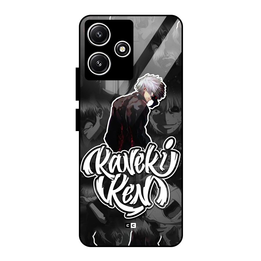 Kaneki Ken Manga Art Glass Back Case for Poco M6 Pro