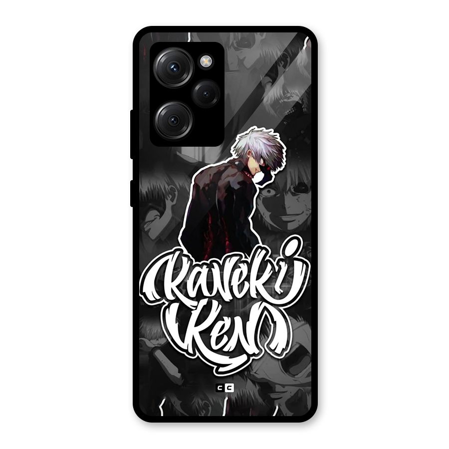 Kaneki Ken Manga Art Glass Back Case for Poco X5 Pro