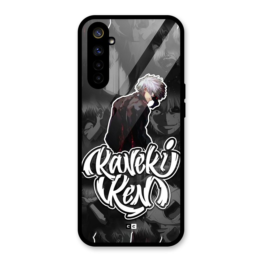 Kaneki Ken Manga Art Glass Back Case for Realme 6i