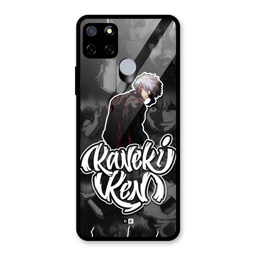 Kaneki Ken Manga Art Glass Back Case for Realme C12