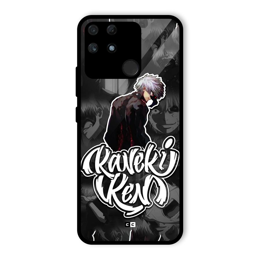 Kaneki Ken Manga Art Glass Back Case for Realme Narzo 50A
