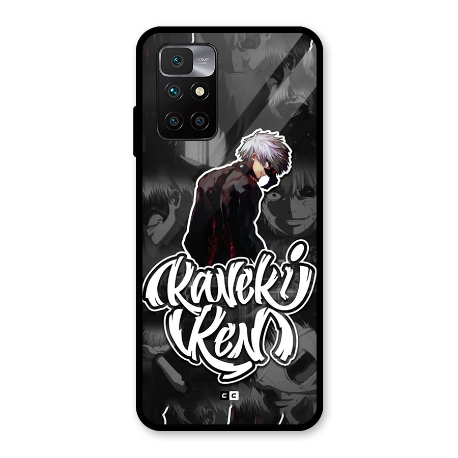 Kaneki Ken Manga Art Glass Back Case for Redmi 10 Prime