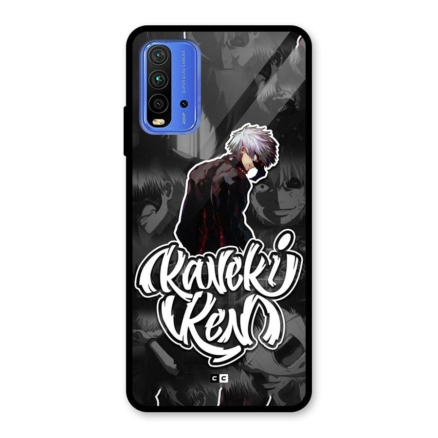 Kaneki Ken Manga Art Glass Back Case for Redmi 9 Power