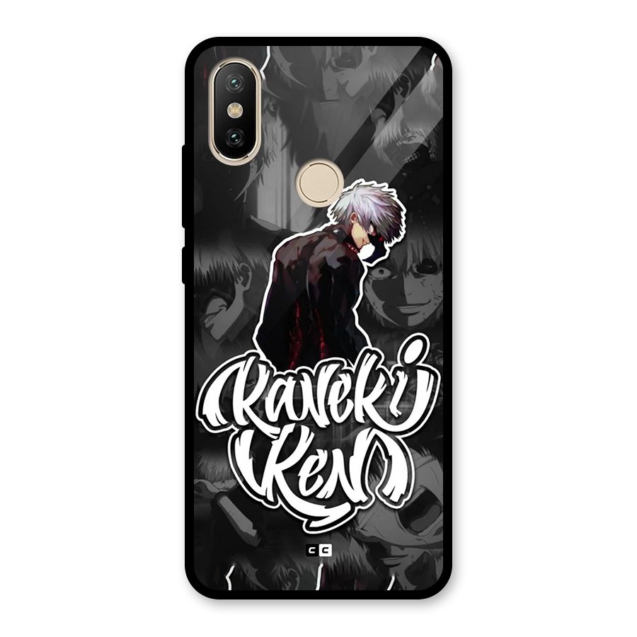 Kaneki Ken Manga Art Glass Back Case for Redmi A2