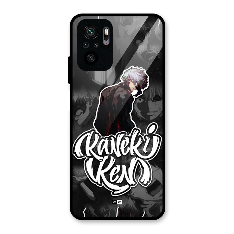 Kaneki Ken Manga Art Glass Back Case for Redmi Note 10S