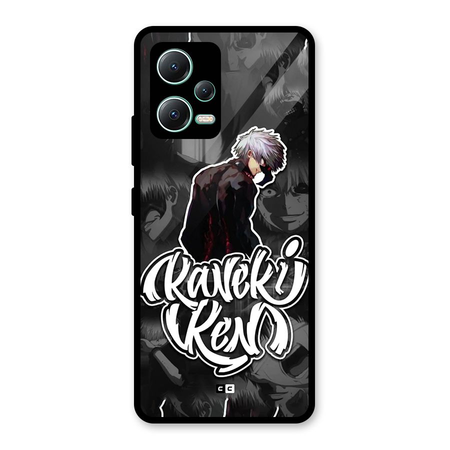Kaneki Ken Manga Art Glass Back Case for Redmi Note 12 5G