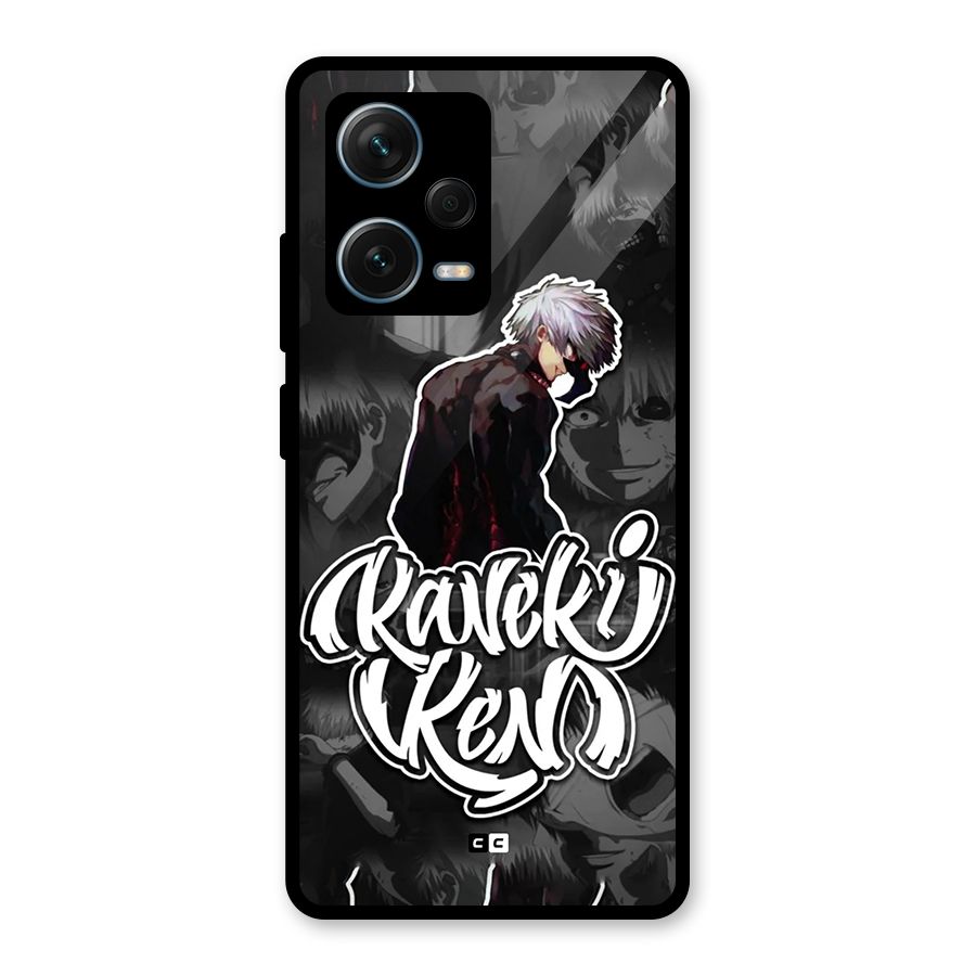 Kaneki Ken Manga Art Glass Back Case for Redmi Note 12 Pro Plus 5G