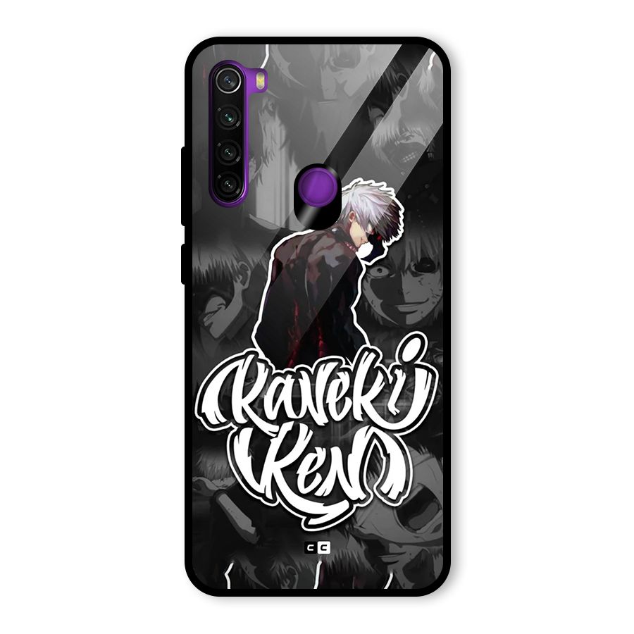 Kaneki Ken Manga Art Glass Back Case for Redmi Note 8