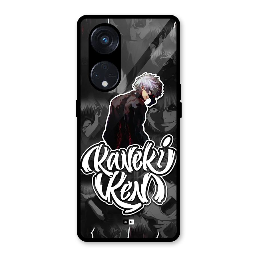 Kaneki Ken Manga Art Glass Back Case for Reno8 T 5G