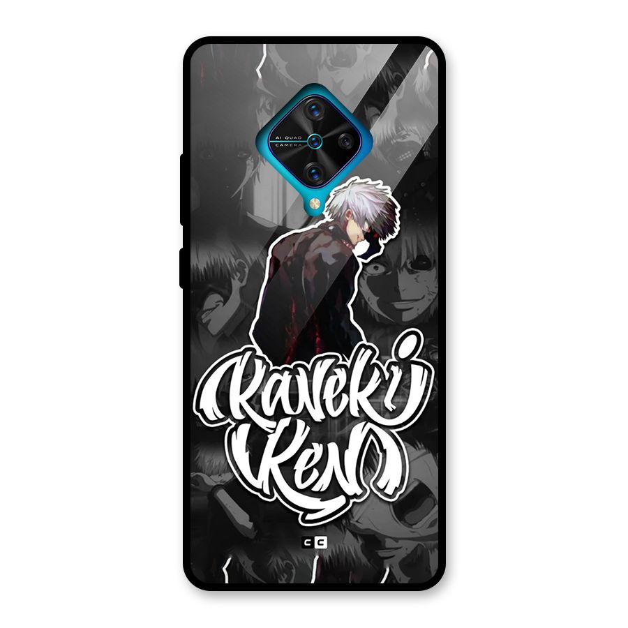 Kaneki Ken Manga Art Glass Back Case for Vivo S1 Pro