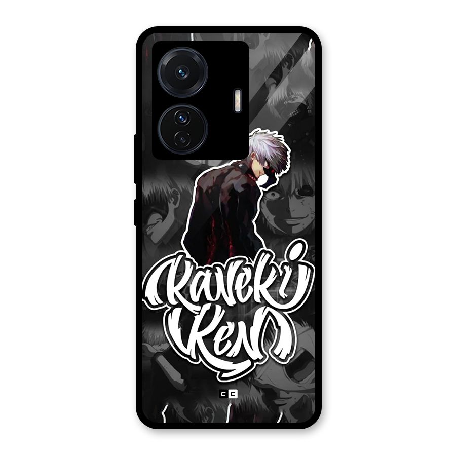 Kaneki Ken Manga Art Glass Back Case for Vivo T1 Pro
