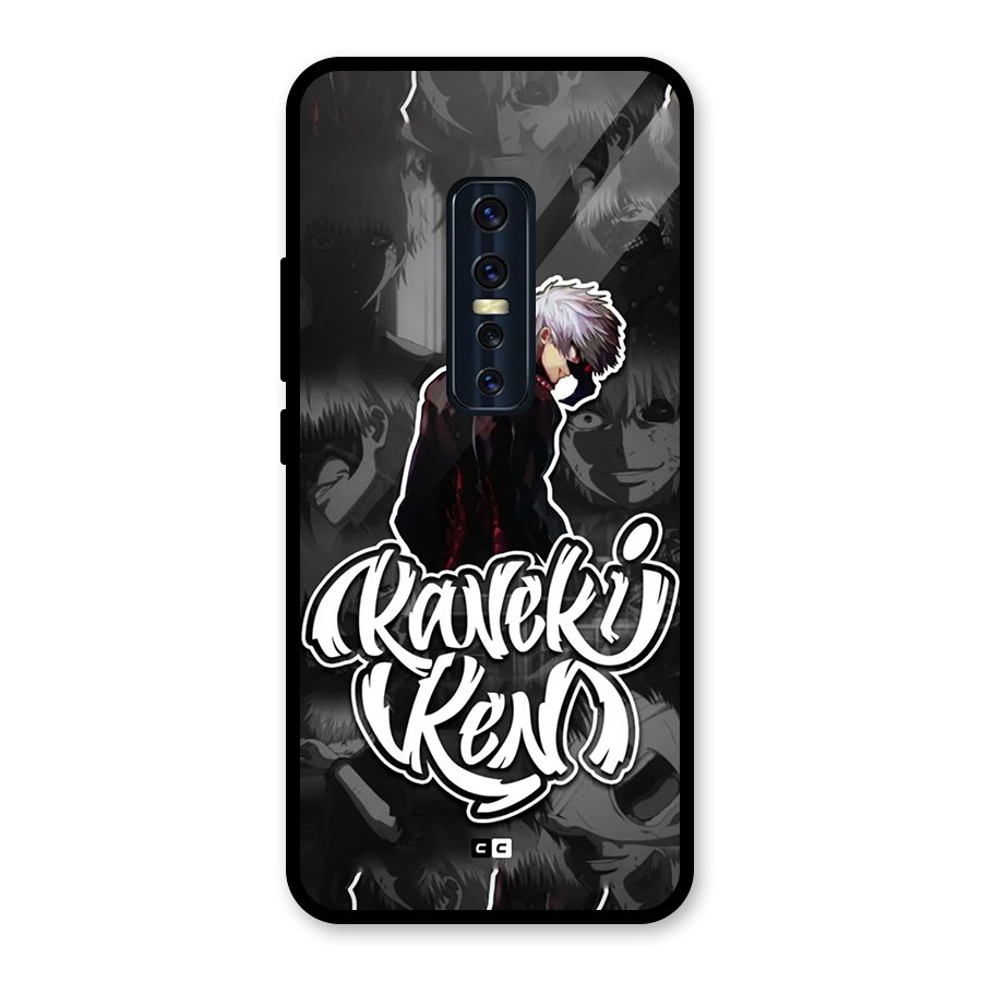 Kaneki Ken Manga Art Glass Back Case for Vivo V17 Pro