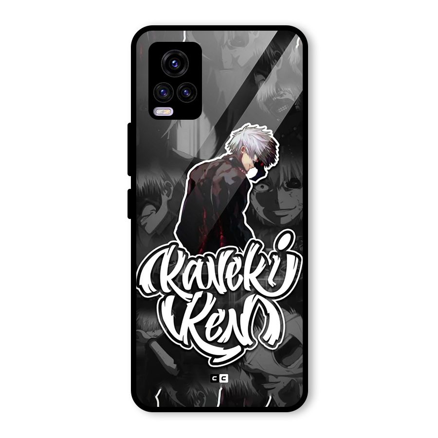 Kaneki Ken Manga Art Glass Back Case for Vivo V20