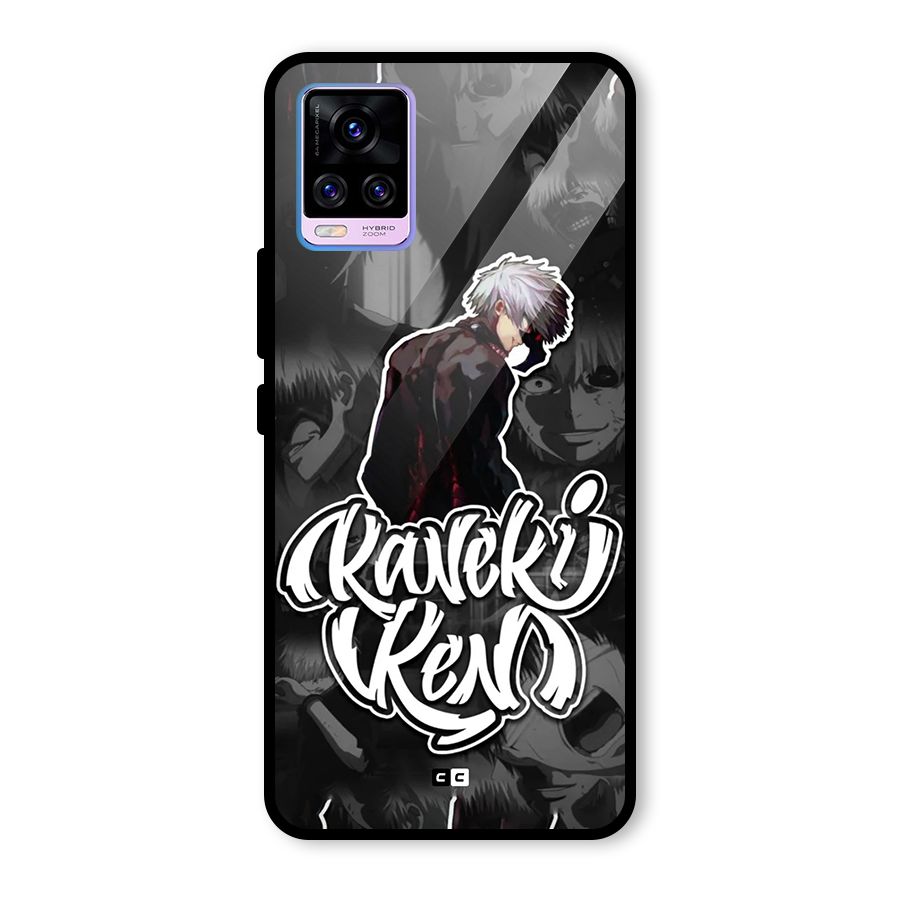 Kaneki Ken Manga Art Glass Back Case for Vivo V20 Pro