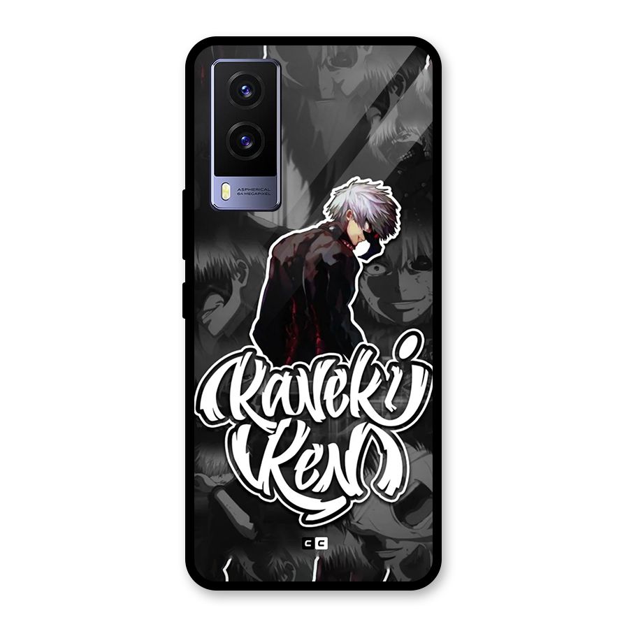 Kaneki Ken Manga Art Glass Back Case for Vivo V21e 5G