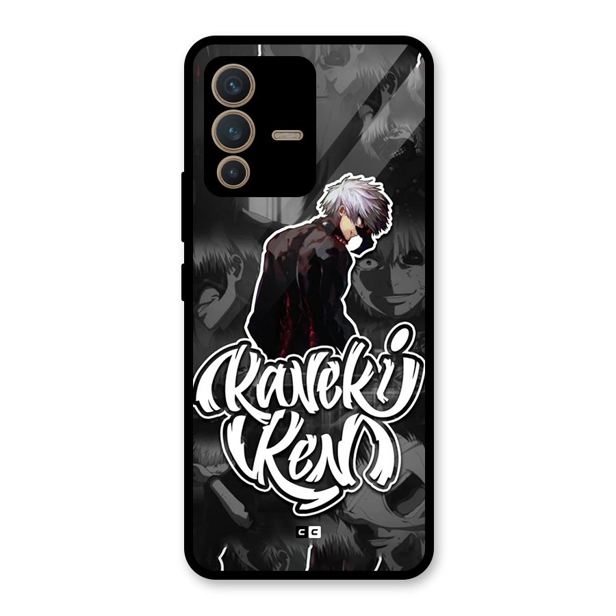 Kaneki Ken Manga Art Glass Back Case for Vivo V23 5G