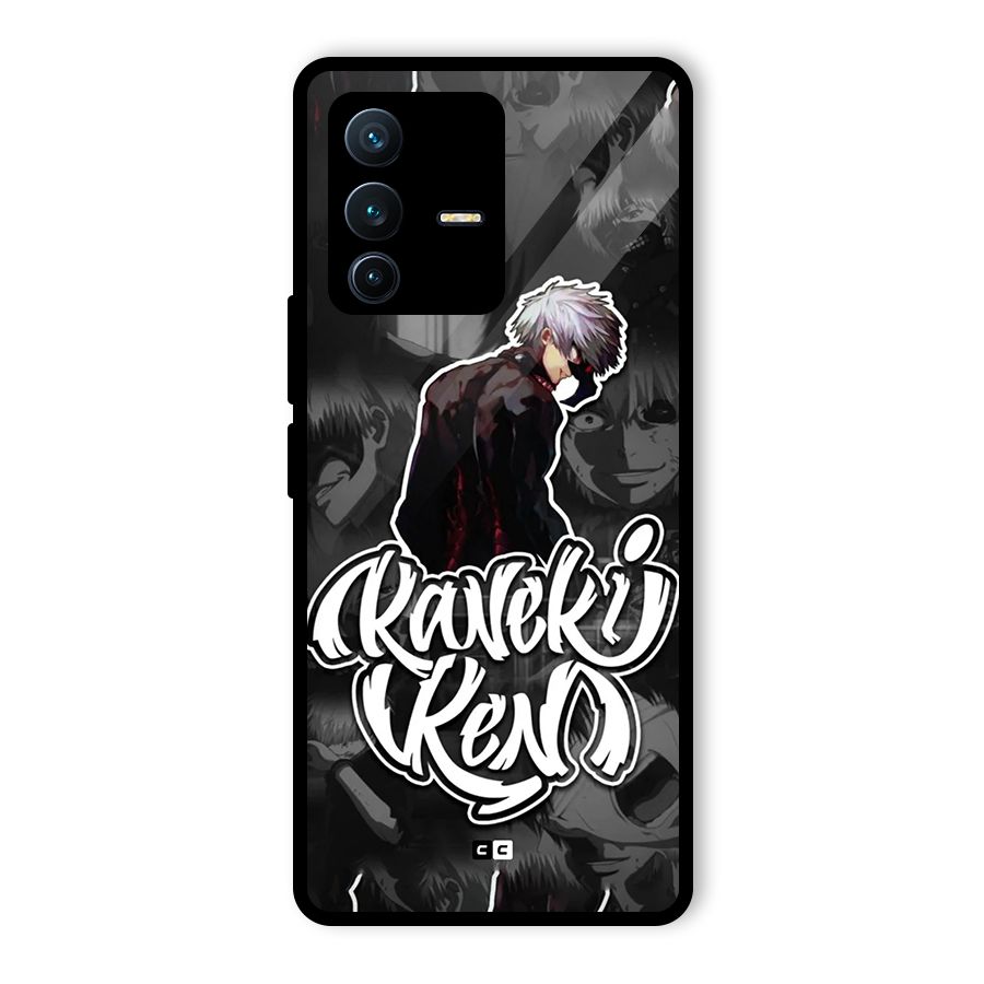 Kaneki Ken Manga Art Glass Back Case for Vivo V23 Pro