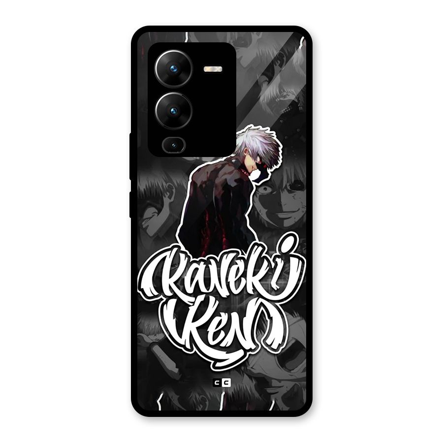 Kaneki Ken Manga Art Glass Back Case for Vivo V25 Pro