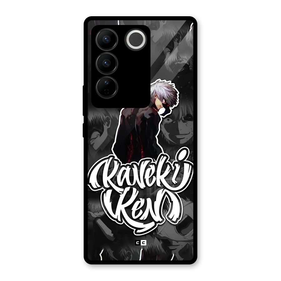 Kaneki Ken Manga Art Glass Back Case for Vivo V27