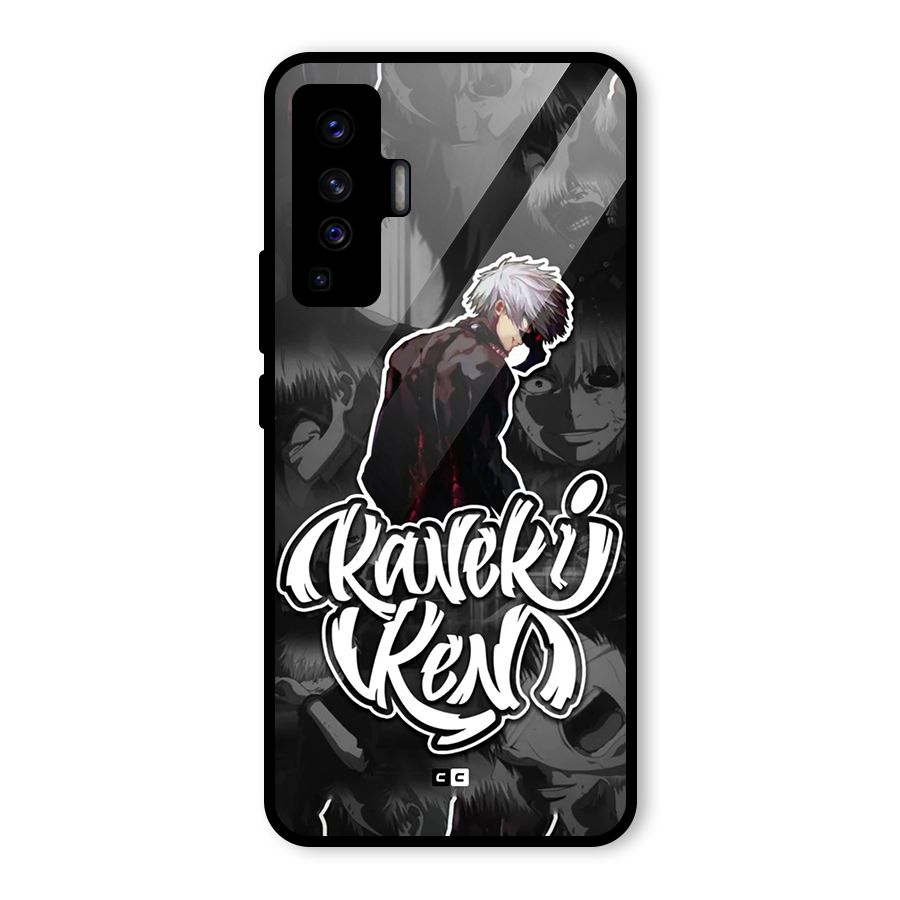 Kaneki Ken Manga Art Glass Back Case for Vivo X50