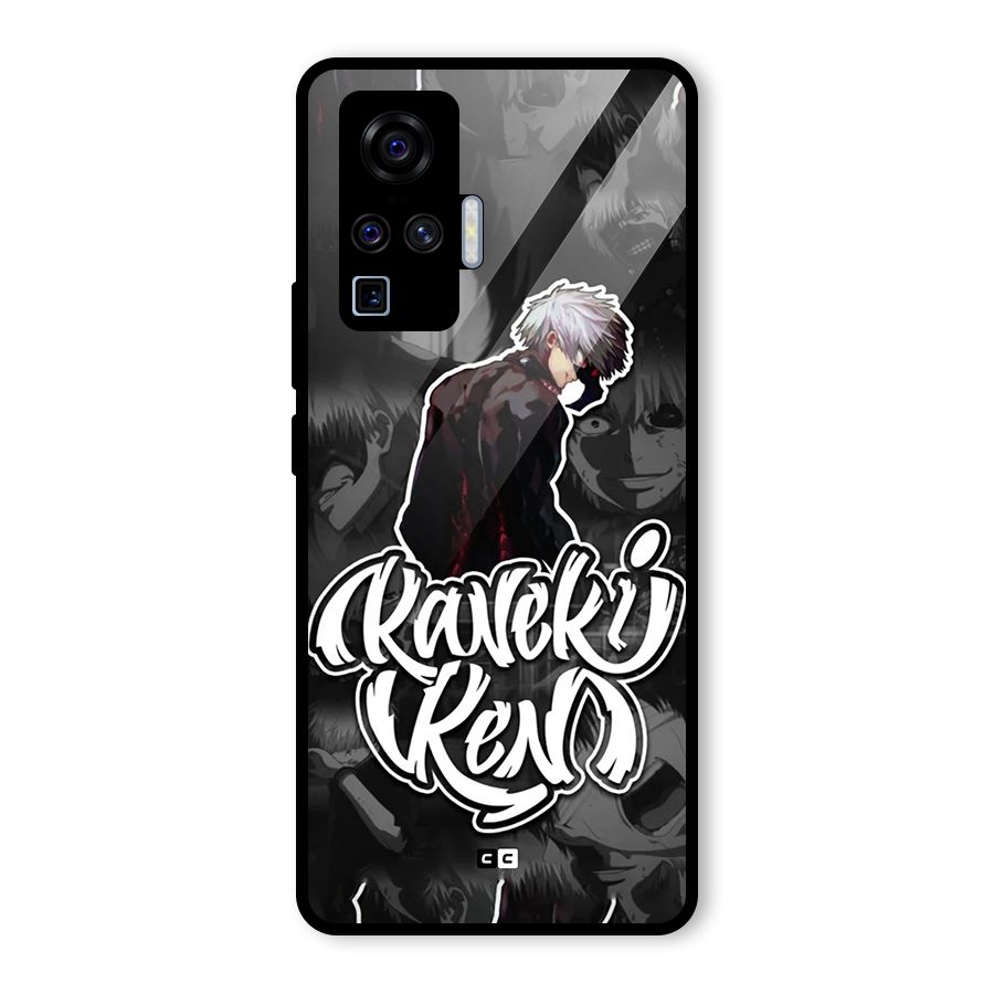 Kaneki Ken Manga Art Glass Back Case for Vivo X50 Pro
