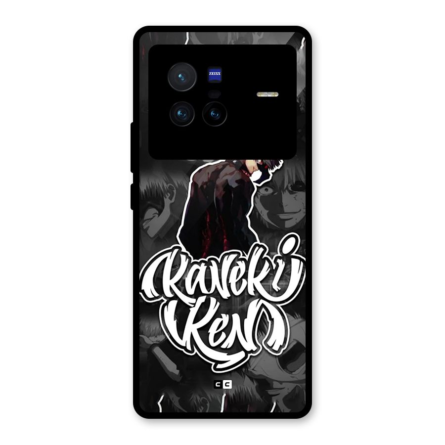 Kaneki Ken Manga Art Glass Back Case for Vivo X80