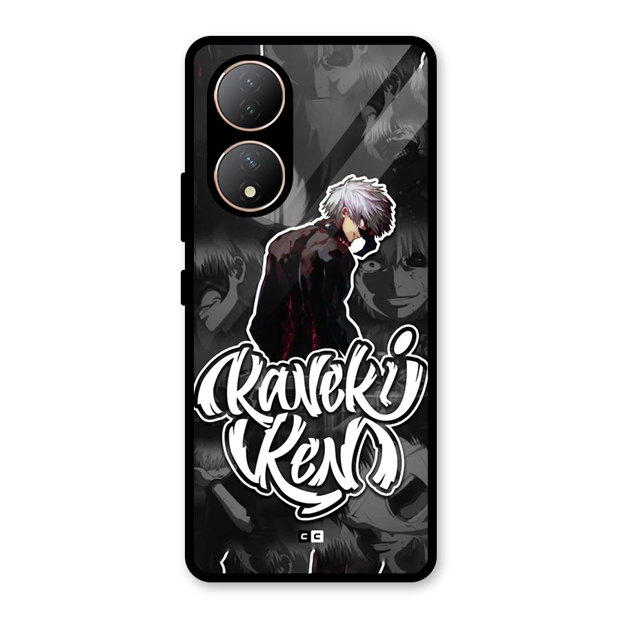 Kaneki Ken Manga Art Glass Back Case for Vivo Y100