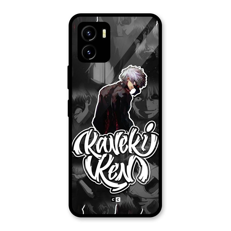 Kaneki Ken Manga Art Glass Back Case for Vivo Y15s