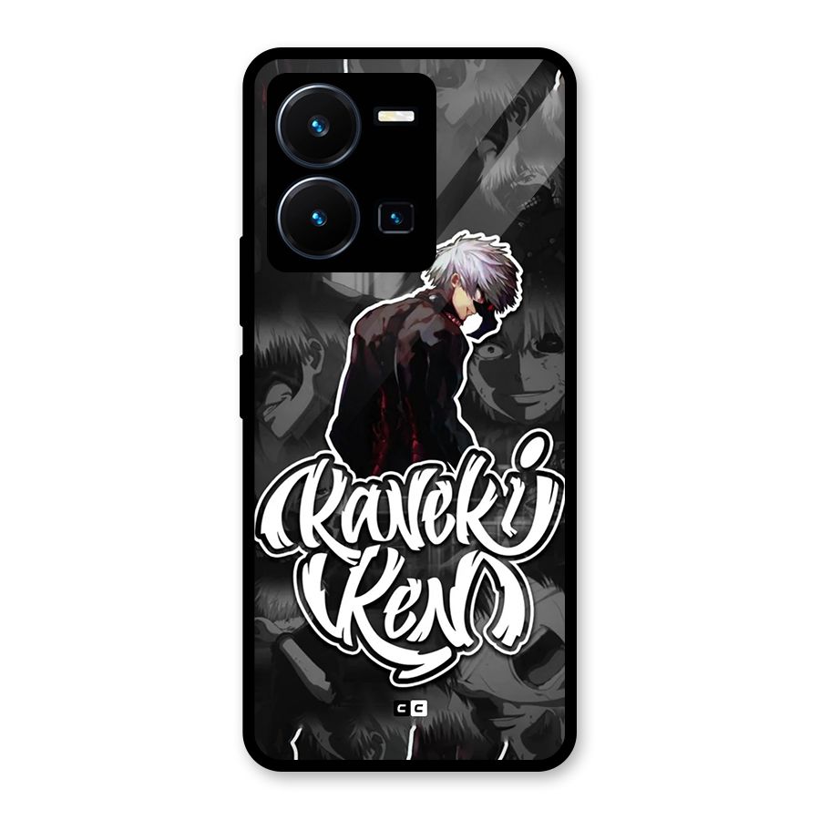 Kaneki Ken Manga Art Glass Back Case for Vivo Y35