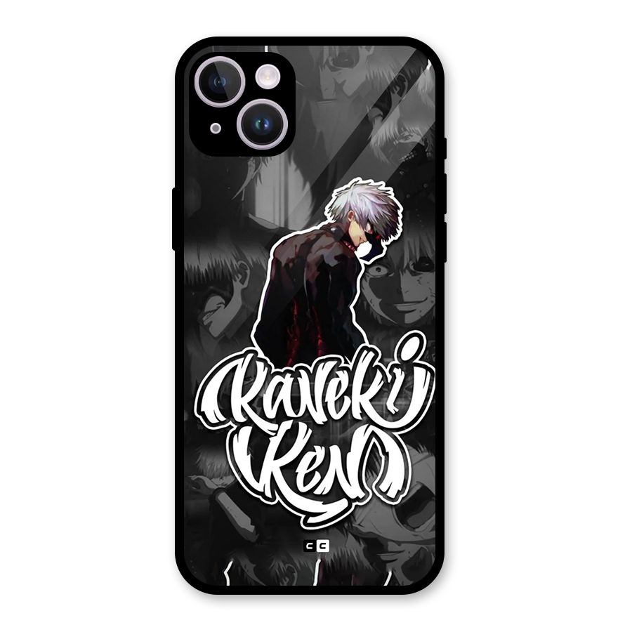 Kaneki Ken Manga Art Glass Back Case for iPhone 14 Plus