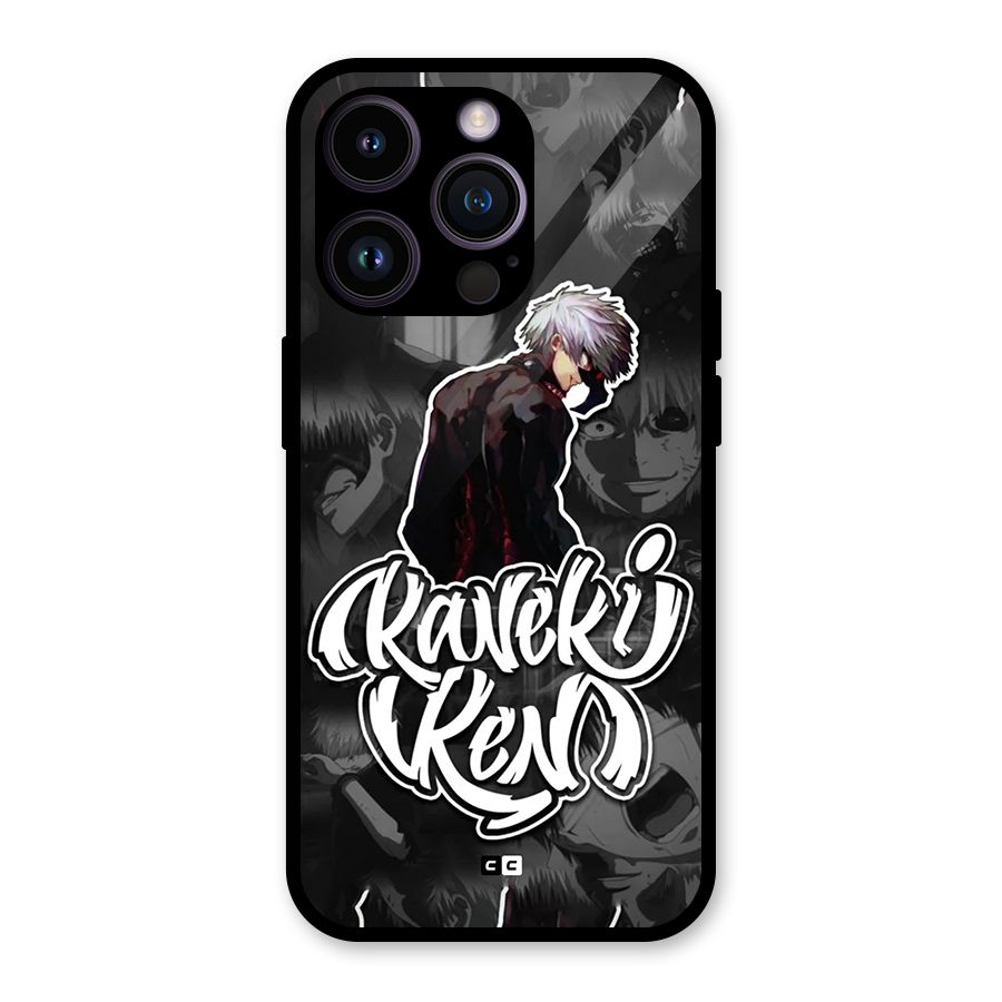 Kaneki Ken Manga Art Glass Back Case for iPhone 14 Pro