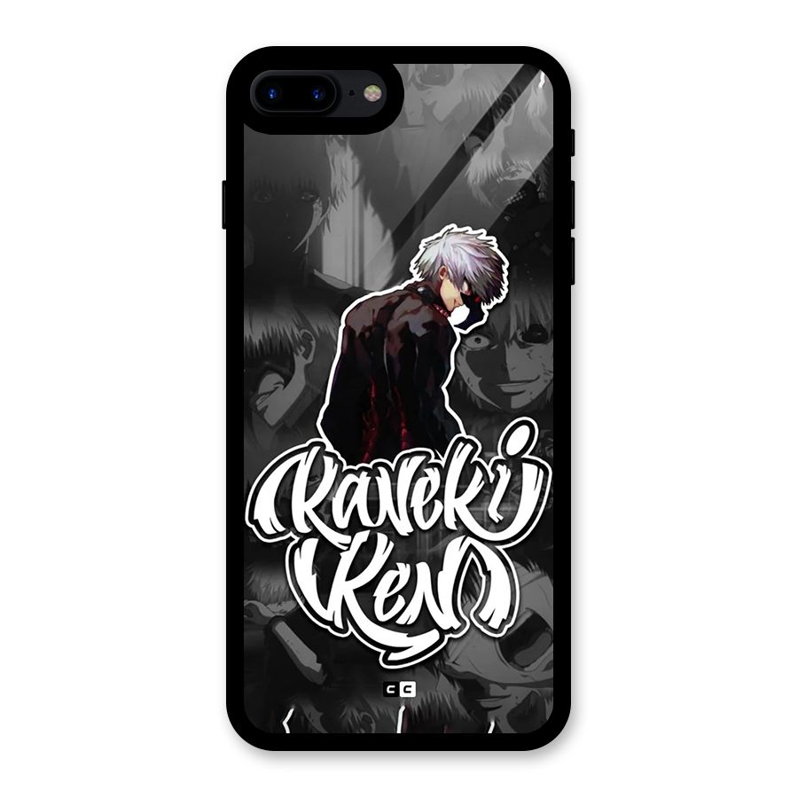 Kaneki Ken Manga Art Glass Back Case for iPhone 8 Plus