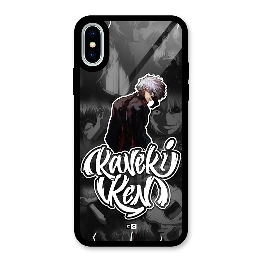 Kaneki Ken Manga Art Glass Back Case for iPhone X