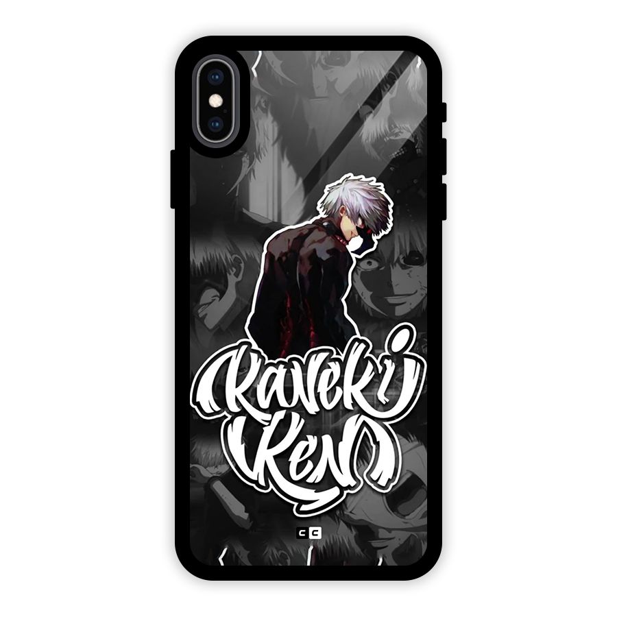 Kaneki Ken Manga Art Glass Back Case for iPhone XS Max