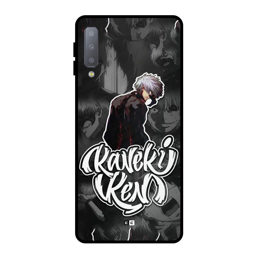 Kaneki Ken Manga Art Metal Back Case for Galaxy A7 (2018)
