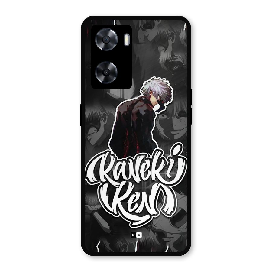 Kaneki Ken Manga Art Metal Back Case for Oppo A57 2022
