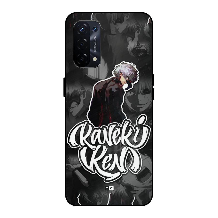 Kaneki Ken Manga Art Metal Back Case for Oppo A74 5G