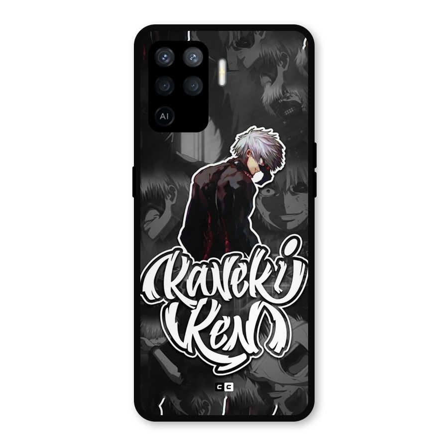Kaneki Ken Manga Art Metal Back Case for Oppo F19 Pro