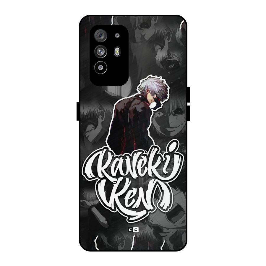 Kaneki Ken Manga Art Metal Back Case for Oppo F19 Pro Plus 5G
