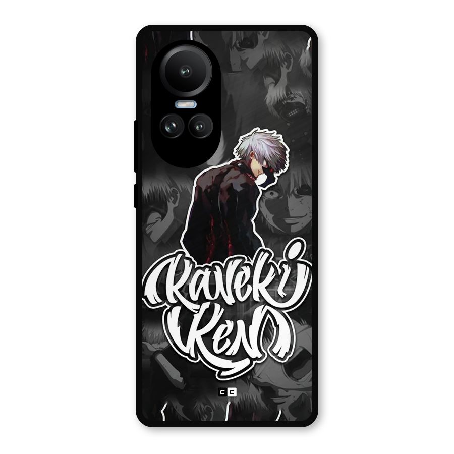 Kaneki Ken Manga Art Metal Back Case for Oppo Reno10 Pro
