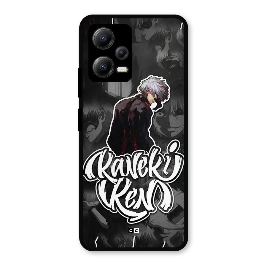 Kaneki Ken Manga Art Metal Back Case for Redmi Note 12 5G