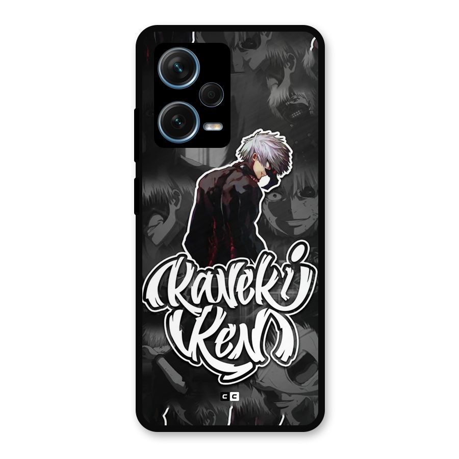 Kaneki Ken Manga Art Metal Back Case for Redmi Note 12 Pro Plus 5G