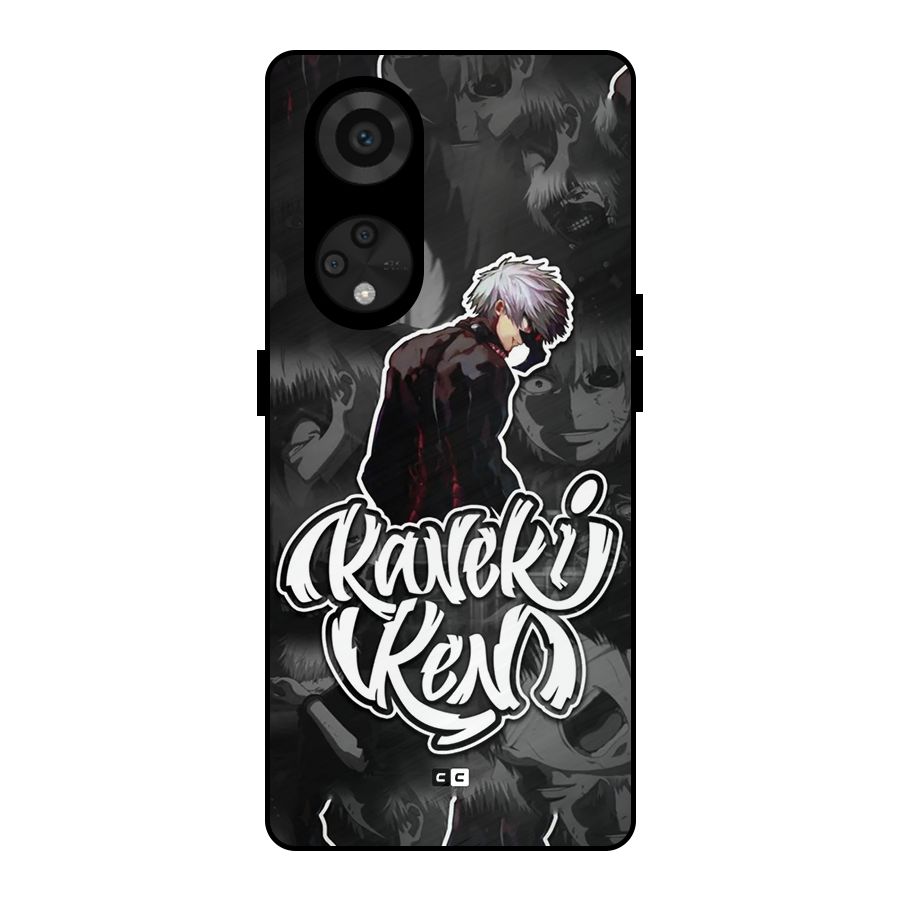 Kaneki Ken Manga Art Metal Back Case for Reno8 T 5G