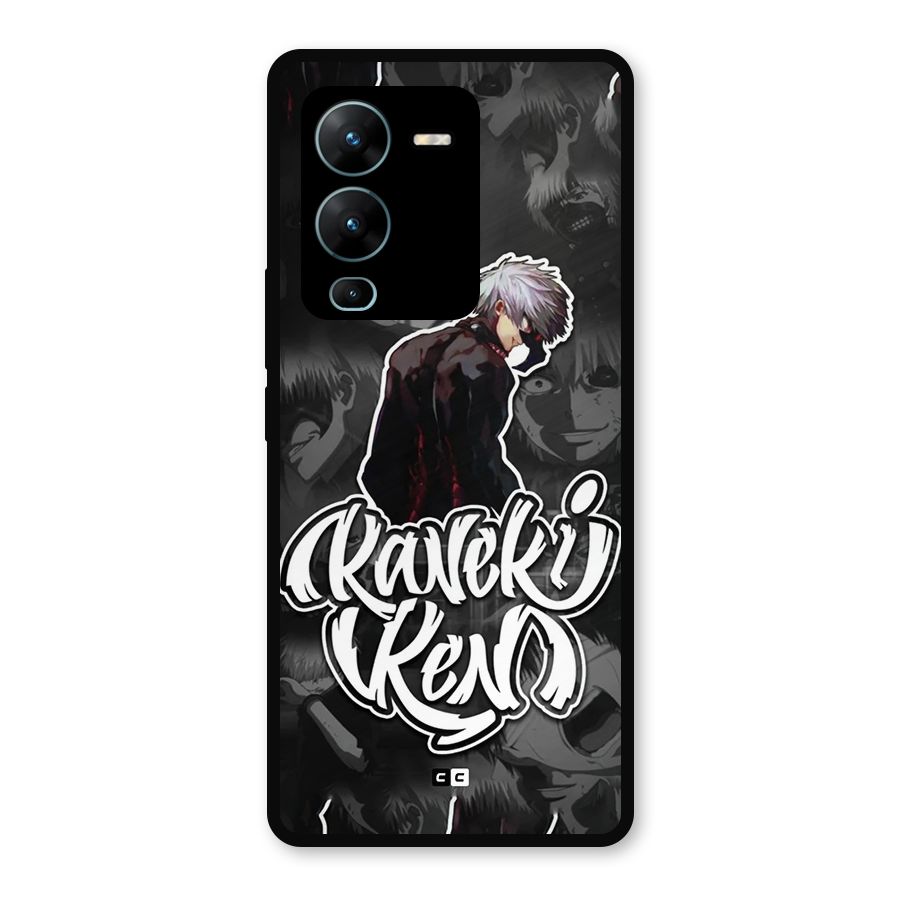 Kaneki Ken Manga Art Metal Back Case for Vivo V25 Pro