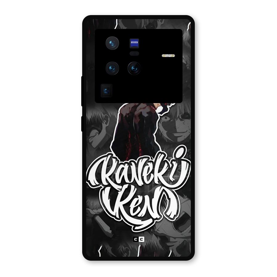 Kaneki Ken Manga Art Metal Back Case for Vivo X80 Pro