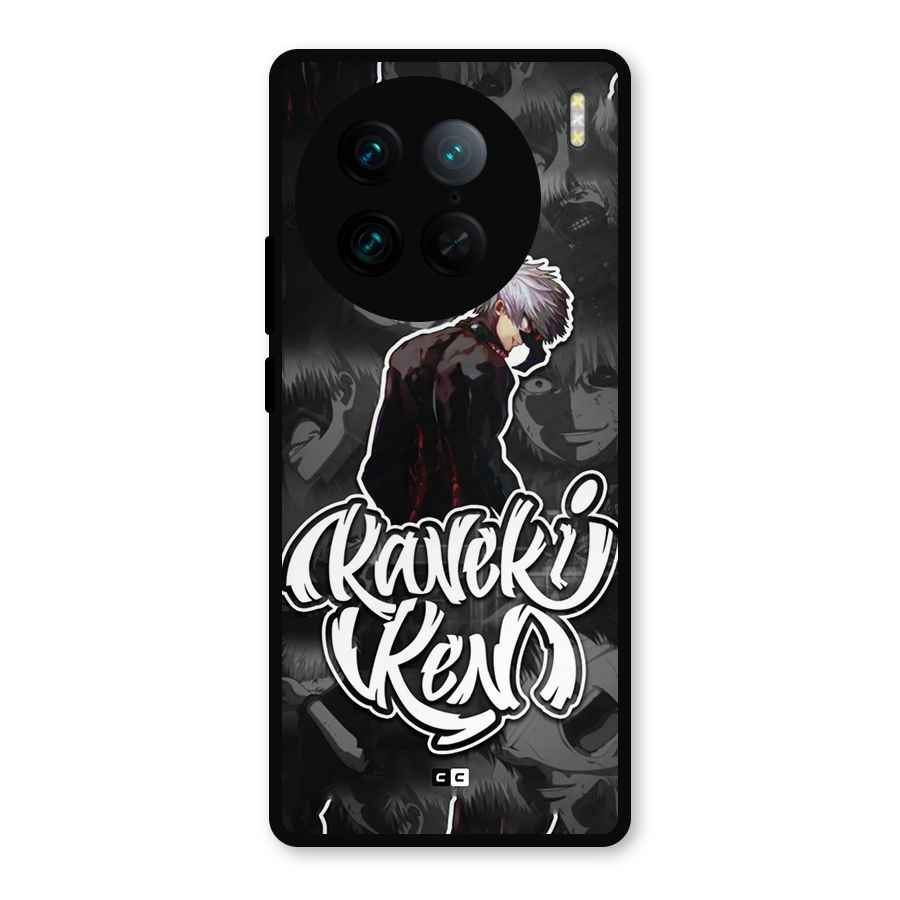 Kaneki Ken Manga Art Metal Back Case for Vivo X90 Pro