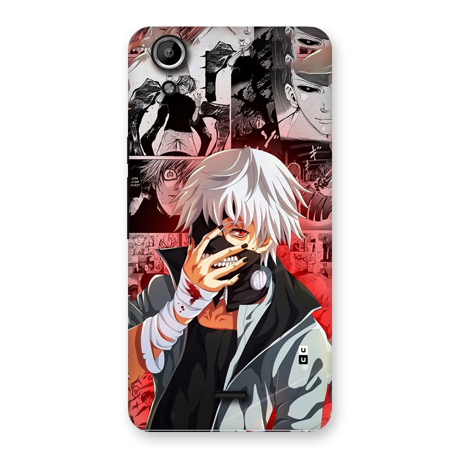 Kaneki Ken Manga Style Back Case for Canvas Selfie Lens Q345