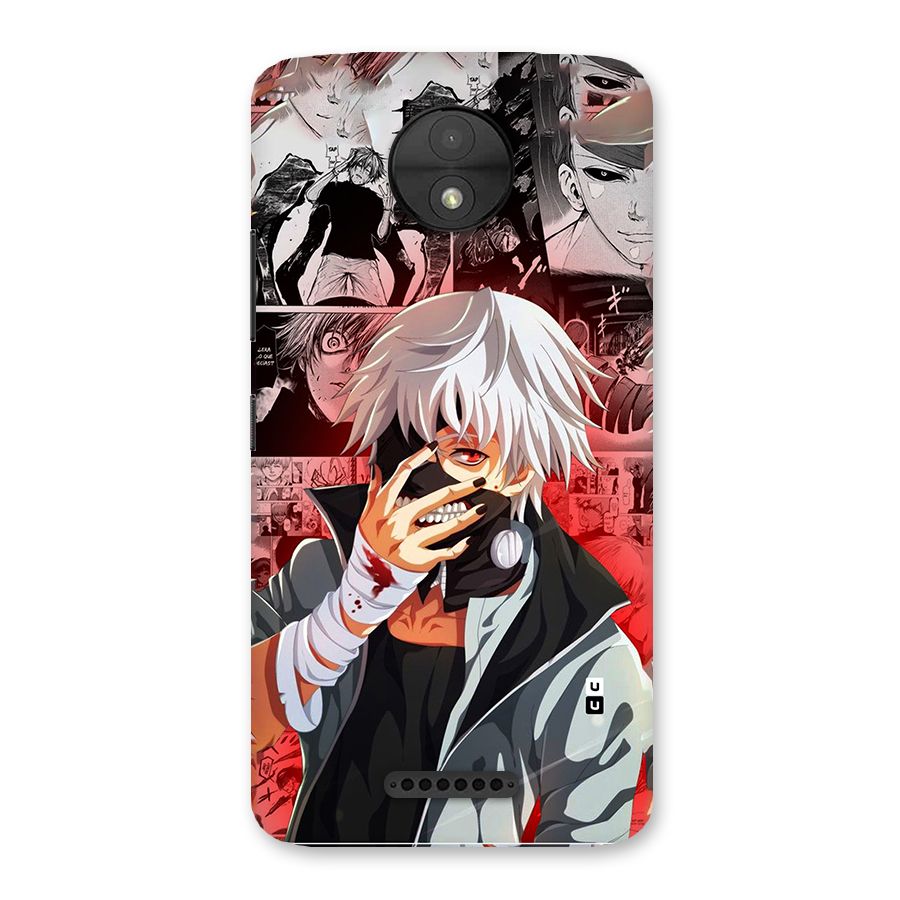 Kaneki Ken Manga Style Back Case for Moto C