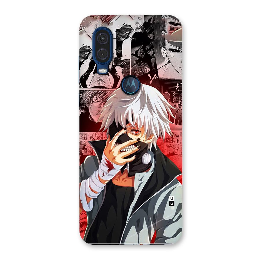 Kaneki Ken Manga Style Back Case for Motorola One Vision